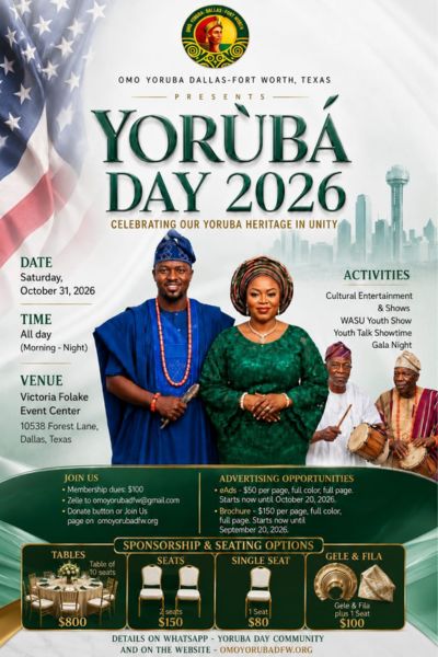 2026 Yoruba Day
